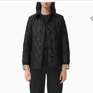 Burberry Black Quilted Jacket- Worn 1X